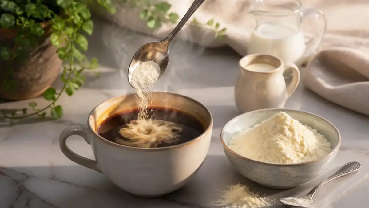 شیر خشک فوری برای قهوه چه تغییری در طعم و بافت فنجان ایجاد می‌کند؟